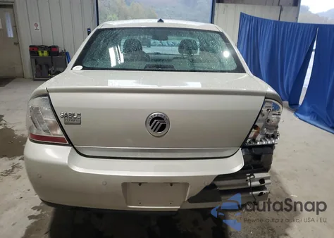 2008 Mercury Sable Premier from USA, damaged, VIN 1MEHM42W68G618828